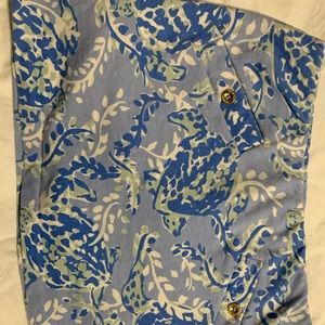 Girls Lilly Pulitzer skirt in Turtley Awesome